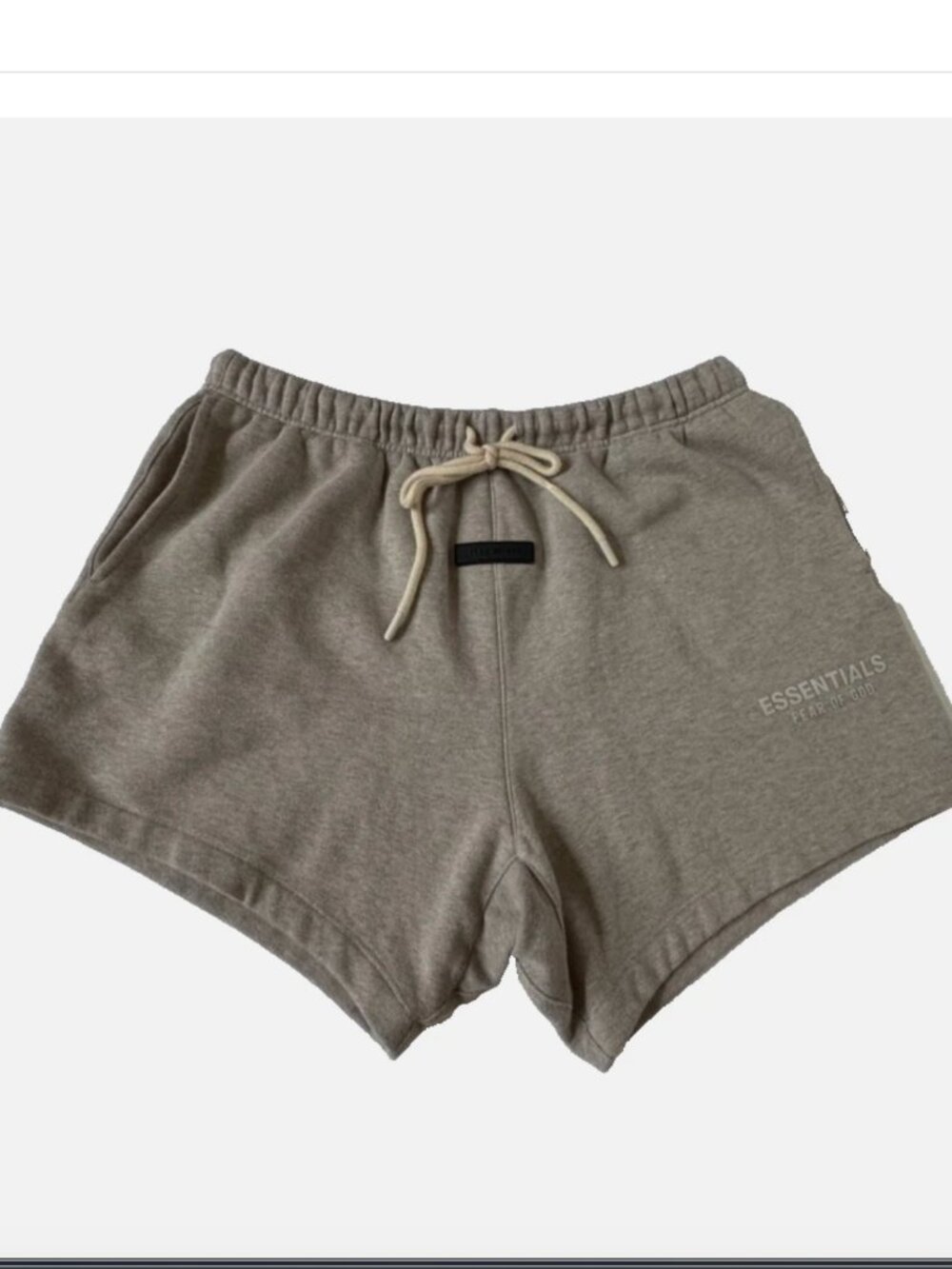 Essentials Fear of God Adult Mens L Fleece Sweat Shorts Logo Drawstring Oversize